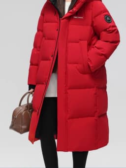 Winter Women's Cold Coat Parkas Super Hot Hooded Long Padded Jacket Fur Collar Loose Korean Fashion Cheap Wholesale Jacket