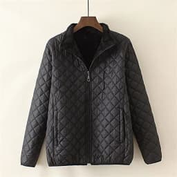 Mid Aged Elderly Mothers' Autumn New Plush Fleece Jackets, Women Winter Cotton Jackets Old Ladies' Grandmother's Cotton Jackets