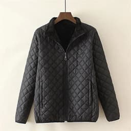 Mid Aged Elderly Mothers' Autumn New Plush Fleece Jackets, Women Winter Cotton Jackets Old Ladies' Grandmother's Cotton Jackets