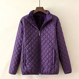 Mid Aged Elderly Mothers' Autumn New Plush Fleece Jackets, Women Winter Cotton Jackets Old Ladies' Grandmother's Cotton Jackets