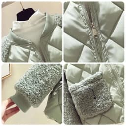 Women's Winter Parka 2025 New Imitation Lamb Hair Elegant Loose Ladies Coat Fashion Splicing Short Comfortable Female Jacket