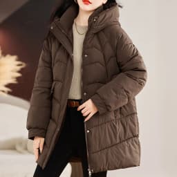 New Winter Women Parka Hooded Jackets Thicken Warm Cotton-padded Puffer Coats Casual Long Parkas Clothes Loose Outerwear