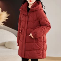 New Winter Women Parka Hooded Jackets Thicken Warm Cotton-padded Puffer Coats Casual Long Parkas Clothes Loose Outerwear