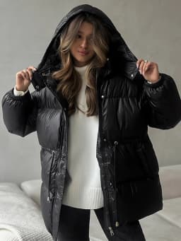 Solid Lace Up Cotton Coat Women Fashion Lapel Long Sleeve Pocket Warm Loose Short Jacket New Lady Winter Commute Street Outwears