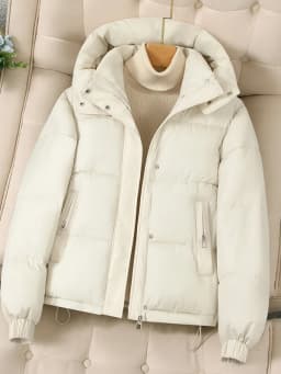 Women's Winter Cotton Jacket 2026 New down Cotton Coat Thickened Large Size Short Hooded Warm Popular Cotton Padded Coat