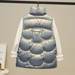2024 New Outerwear Sustans Vest Women Autumn Winter Short Loose Casual Waistcoat Womens Fashion Large Size Sleeveless Jacket Top