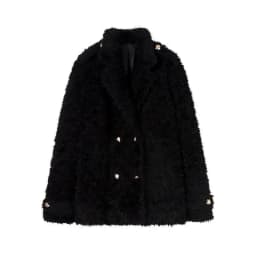 Women's Loose Lamb Fur Jacket Plush Faux Fur Coat Street Style Outerwear Winter Warm Casual Fashion plus Size Coat