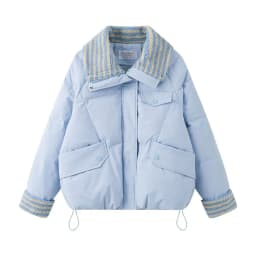 Women Lapel Collar Parkas Jacket Autumn Winter Femme Short Cotton Padded Coat Lady Fashion Long Sleeves Puffer Outwear