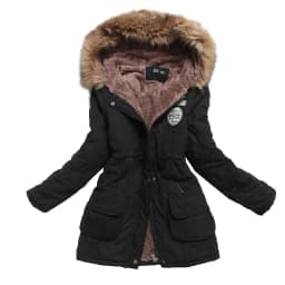 Spring Autumn Winter Jacket Women 2025 Thick Warm Hooded Parka Mujer Cotton Padded Coat 3XL Casual Slim Jacket Female