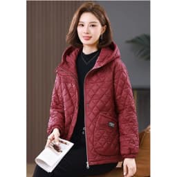 New 2025 Middle-aged Mother Loose Casual Women's Winter Parka Coat Comfortable Long Sleeve High-end Ladies Down Cotton Jacket