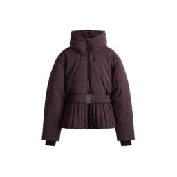 Ski Parkas Coat Jacket Women Zipper Belts Thicken 2025 Winter Skiing Cotton Lapel Snow Female Skiwear Outdoor Street Outwear Top
