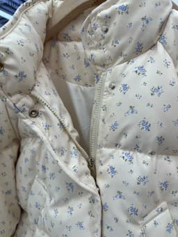 Warm Cute Sweet Women Coats Cotton Printed Florals Chic Elegant Loose Thicken New Daily Winter All Match High Street Parkas