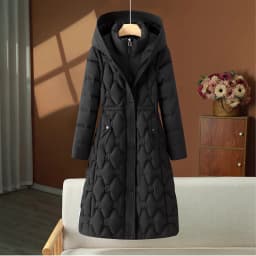 2026 Fashion Winter Long Parkas Women's Down Cotton-padded Jacket Detachable-sleeve Coats Thicken Warm Overcoat Hooded Outerwear