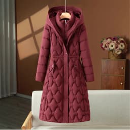 2026 Fashion Winter Long Parkas Women's Down Cotton-padded Jacket Detachable-sleeve Coats Thicken Warm Overcoat Hooded Outerwear
