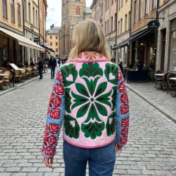 Autumn 2025 Women's Casual Fashion Warm Printing Outerwear Long Sleeve Straight Cut Commute Style Single Button Cotton Jacket