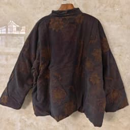 Johnature Women Vintage Cotton Parkas Stand Long Sleeve Button Coats Print Floral 2025 Autumn New Pockets Warm Soft Parkas