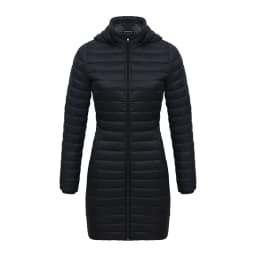 SANTELON Winter Women Loose Long Parka Coat With Detachable Hood Female Soild Ultralight Portable Warm Padded Cotton Outwear