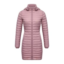SANTELON Winter Women Loose Long Parka Coat With Detachable Hood Female Soild Ultralight Portable Warm Padded Cotton Outwear