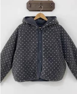 Trendy Floral Lamb Wool Cotton Jacket Women's Hooded Coat Korean Style Age-Defying Design Winter New Arrival