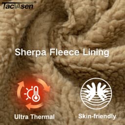 TACVASEN Corduroy Sherpa Fleece Lined Heavy Jackets Womens Fashion Fuzzy Casual Outwears Winter Thermal Coats Female Windbreaker