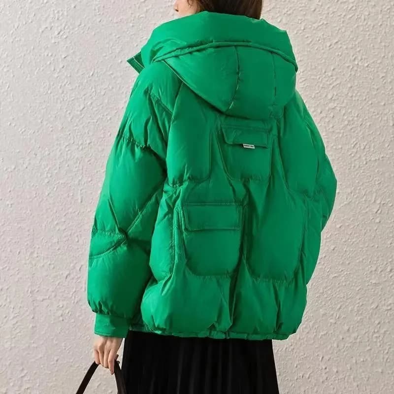 2023 New Winter Jacket Women's Parkas Thicken Overcoat Parka Down Cotton Coat Bread Clothes Korean Version Loose Outwear