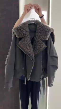 Winter Fashion Faux Fur Collar Padded Jacket Women Army Green Oversized Warm Thick Coat Drawstring Waist Streetwear Chic Tops