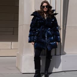 Women's Glossy Autumn Winter Hooded Cotton Padded Jacket Loose Long Sleeve Lace Up Warm Coat 2025 New Lady Fashion Party Outwear