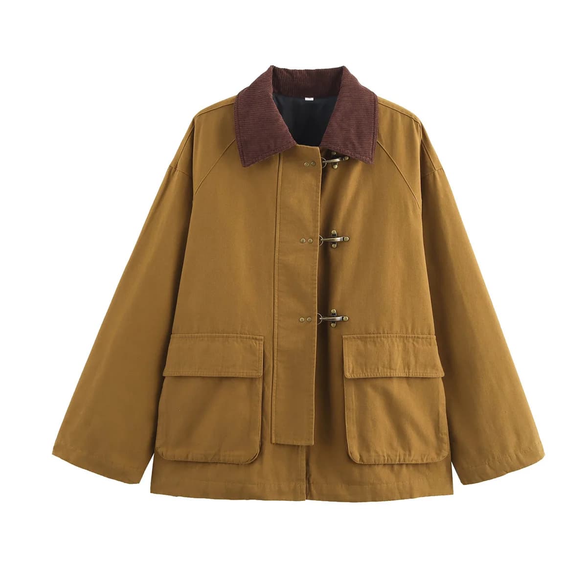 Winter Jackets Women's Parkas Coat Watm Thick Casual Loose Outwear Patchwork Long Sleeve Tops With Pockets 2024 inszart Jackets