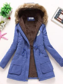Qpipsd 2025 New Autumn Winter Women Cotton Jacket Padded Casual Slim Coat Emboridery Hooded Parkas Wadded Warm Overcoat