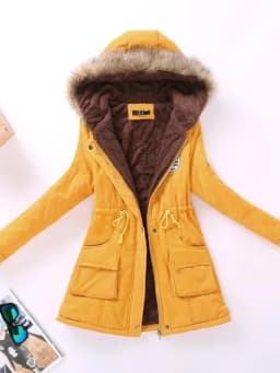 Qpipsd 2025 New Autumn Winter Women Cotton Jacket Padded Casual Slim Coat Emboridery Hooded Parkas Wadded Warm Overcoat