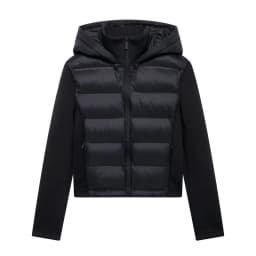 Women's Fall/Winter 2024 New Zipper Simple Panelled Sleeves Hooded Cotton Jacket Casual fashion jacket