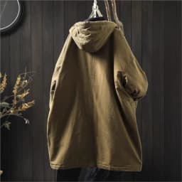 Johnature Women Vintage Hooded Warm Winter Parkas Solid Color Button Pockets Coats 2025 Plus Cotton Soft Chinese Style Parkas