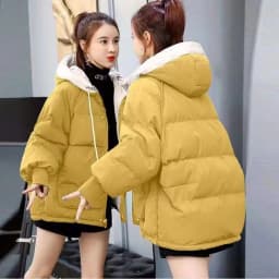 Women's Thickened Cotton Jacket Short Loose Style Winter Coat Korean Version Bread Clothes Student Outerwear Commute Friendly