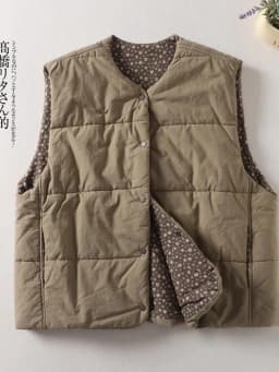 Vintage Quilted Outerwear Vests for Women 2025 New Winter Casual Oversized Sleeveless Female Jackets Thick Warm Lining Waistcoat