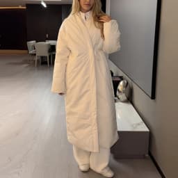 2025 Women Autumn Winter Kimono Long Parka Thick Warm padded long Coat for cold winter
