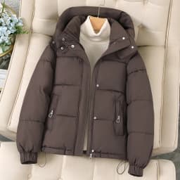 2025 New Fashion Short Casual Down Cotton Jacket Women Parkas Hooded Korean Style Winter Cotton Clothing Female Coat Outerwear