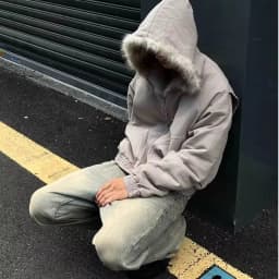Subculture Punk Faxu Fur Hoodies Coats Harajuku Streetwear Zipper Solid Parkas Jacket Aesthetic Style Vintage Hooded Harajuku