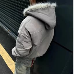 Subculture Punk Faxu Fur Hoodies Coats Harajuku Streetwear Zipper Solid Parkas Jacket Aesthetic Style Vintage Hooded Harajuku