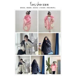 Women Winter New Down Cotton Jacket Short Fashion Korean Thickened Niche Colorblocking Hooded Jacket Cotton Jacket Winter