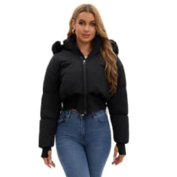 Parkas Women Short Coats Hooded Zipper Full Sleeve Thick Warm Y2k Streetwear Elegant Splice Work Coat Autumn Winter 2025