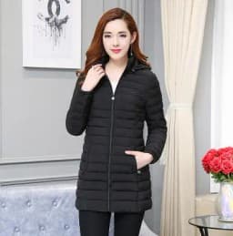 Winter Women Jacket Detachable Hooded Coat 2025 New Korean Thick Cotton Down Long Coat Women Slim Warm Female Outwear Tops 6XL