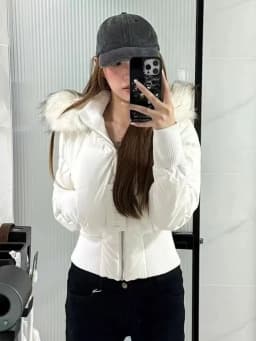 Faux Fur Y2K Parkas Gothic Harajuku Subculture Punk Emo Sweatshirts and Jacket American Vintage Coats with Hooded Women's