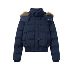 American Vintage Long Sleeve Parkas Faux Fur Collar Women Casual Pure Color Coat Streetwear Zipper Slim Y2k Retro 2025 Autumn