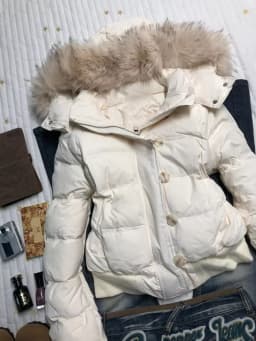 American Vintage Long Sleeve Parkas Faux Fur Collar Women Casual Pure Color Coat Streetwear Zipper Slim Y2k Retro 2025 Autumn