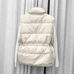 Parkas Women Vest Coats Thick Warm Sleeveless Turn Down Collar Drawstring Tight Waist Coat Single Breasted Autumn Winter