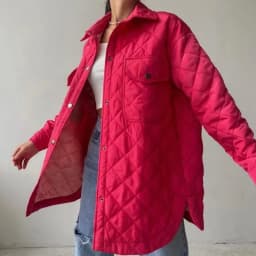 CM.YAYA Vintage Women Argyle Long Sleeve Single Breasted Lapel Collar Slim Parkas Jacket 2022 Autumn Winter Warm Trench Outwear