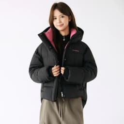 2026 Winter New Short Hooded Splice Color Cotton Jacket Women's Sporty Thick Warm Couple Style Outerwear Polyester Fiber Filled