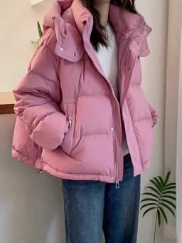 Cotton-Padded Coat Ladies New Autumn Winter 2025 Korean Down Jacket Women's Parkas Short Bread Outerwear Hooded Cotton Jackets