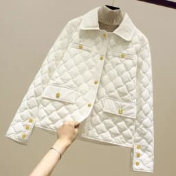 Xiaoxiangfeng Cotton Jacket Women's 2025 New Style Autumn And Winter Western Style Warm Down Cotton Jacket Cotton Coat Trendy