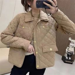 Xiaoxiangfeng Cotton Jacket Women's 2025 New Style Autumn And Winter Western Style Warm Down Cotton Jacket Cotton Coat Trendy
